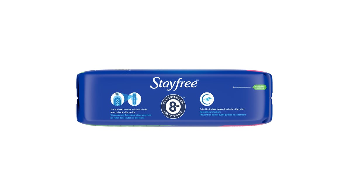 STAYFREE MAXI SUPER PAD LONG WING 6X16CT