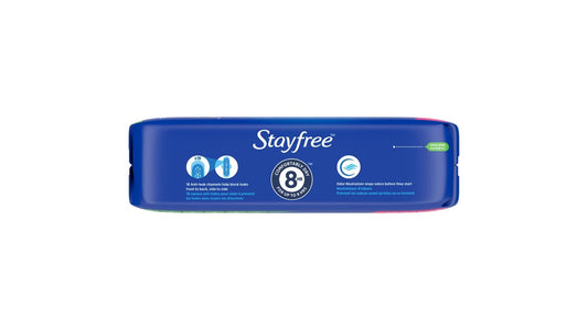 STAYFREE MAXI SUPER PAD LONG WING 6X16CT