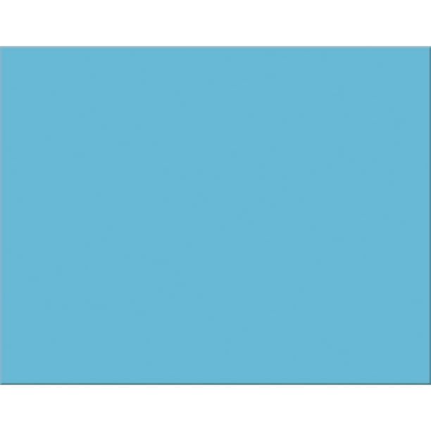 Pacon Railroad Poster Board, 1 count - Light Blue, 28" x 22"