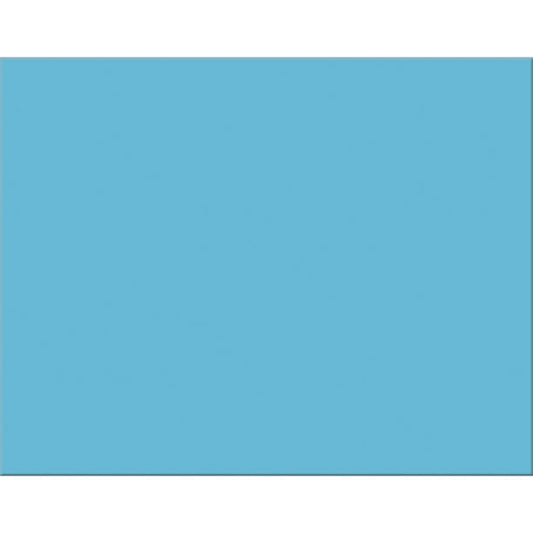 Pacon Railroad Poster Board, 1 count - Light Blue, 28" x 22"