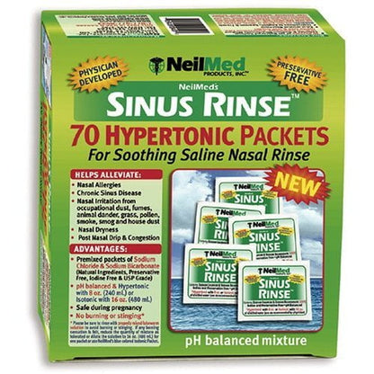 SINUS RINSE PK 70 HYPERTONIC