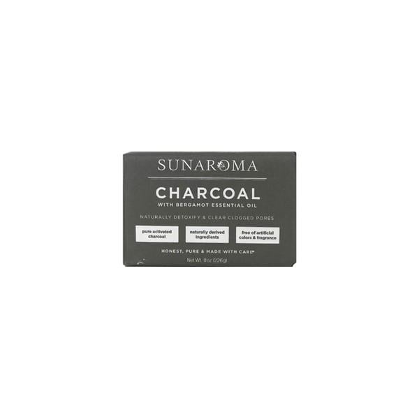 SUNAROMA CHARCOAL/BERG SOAP 8OZ