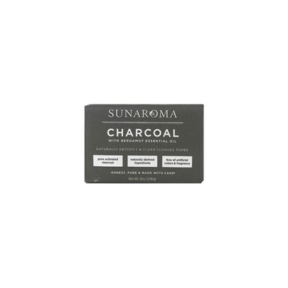 SUNAROMA CHARCOAL/BERG SOAP 8OZ