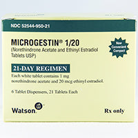 MICROGESTIN 1/20 TB 1-0.02MG 6X21