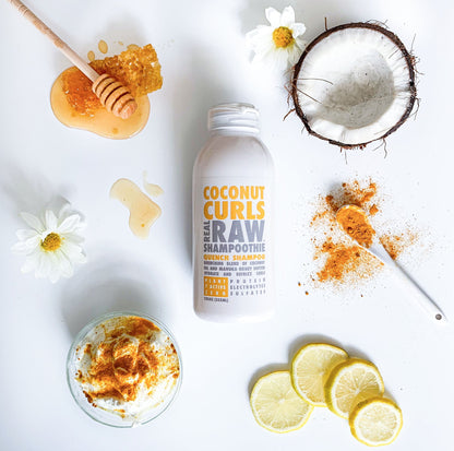 Real Raw Shampoo Coconut Curls Quench 12oz