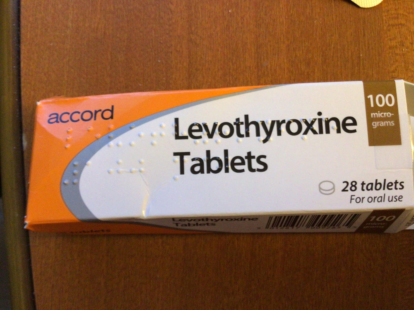 LEVOTHYROXINE TB 200MCG 100