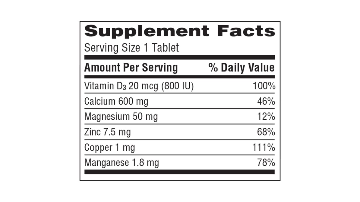 CALTRATE 600+D TB 600MG-800U 120