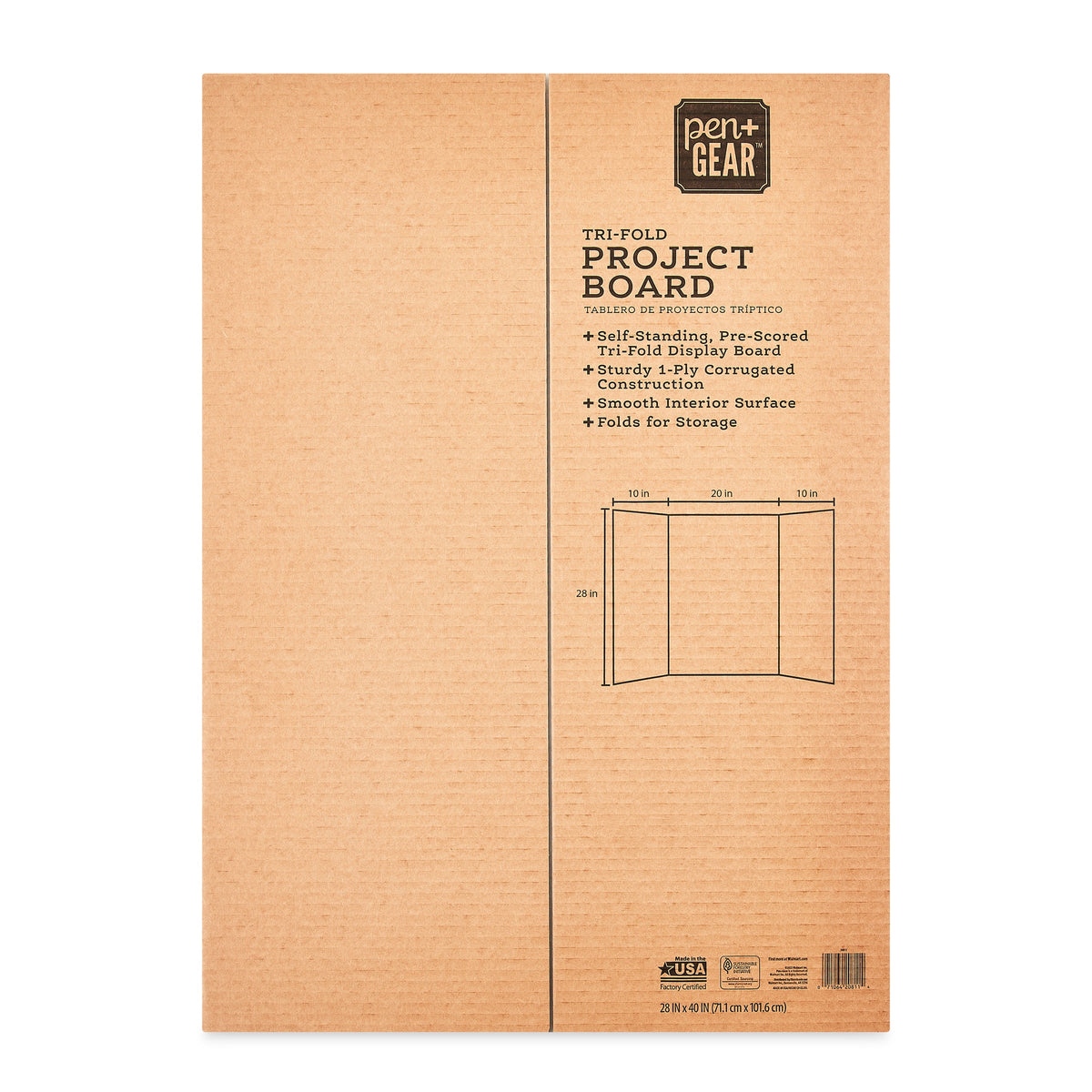 Formit 28" x 40" Tri-Fold Project Board