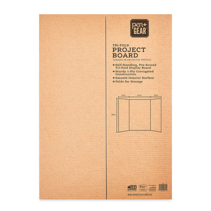 Formit 28" x 40" Tri-Fold Project Board