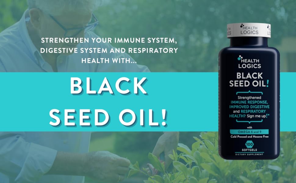 HEALTH LOGICS BLACK SEED OIL SOFT GELS