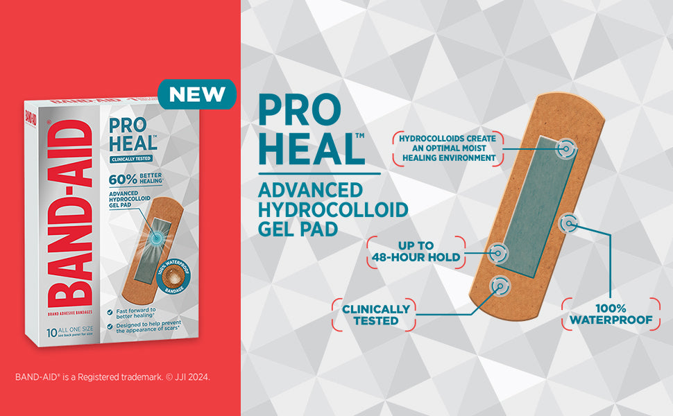 BANDAID PRO HEAL AP 6 LARGE