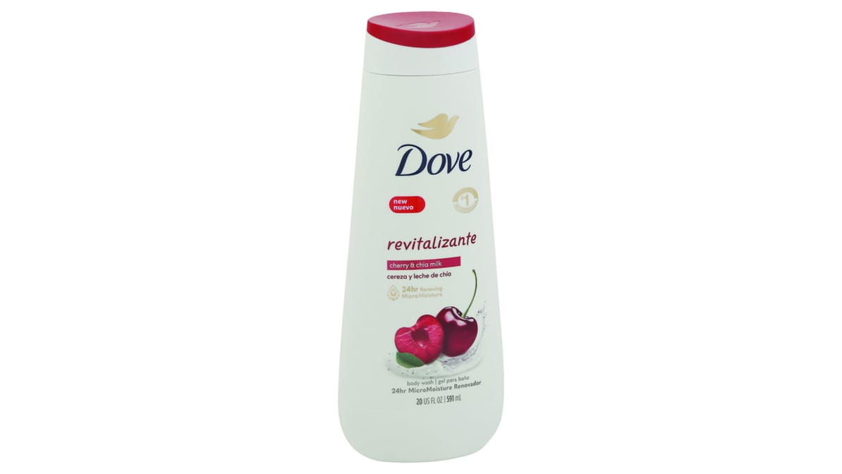 DOVE BODY SCRUB CHERRY&CHIA 15Z