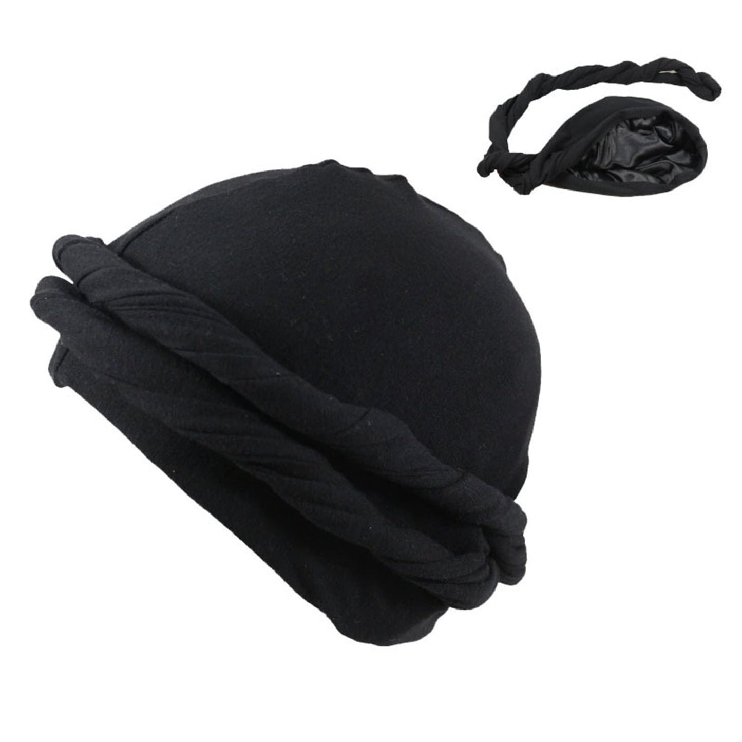 YOU GO NATURAL HALO TURBAN NVY