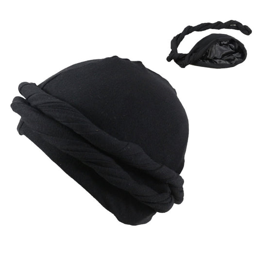 YOU GO NATURAL HALO TURBAN NVY