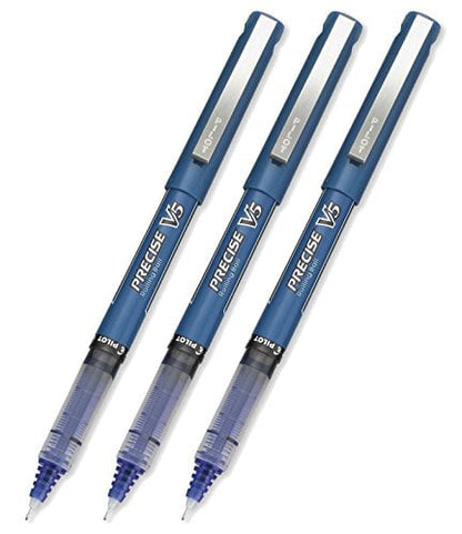 Pilot Precise V5 Rolling Ball Stick Pens, Extra Fine Point (0.5mm), Black, 1 Count