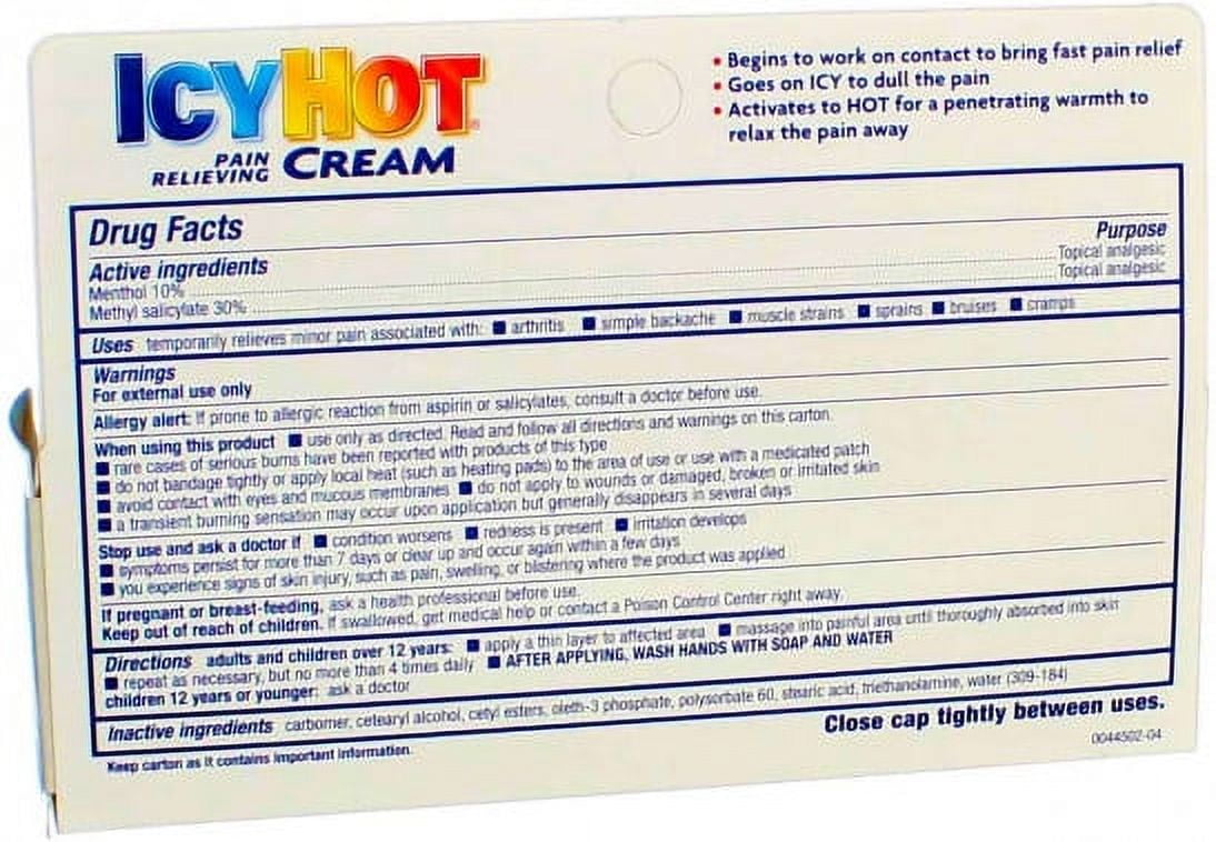 ASPERCREME ICY HOT UN 16DL786420