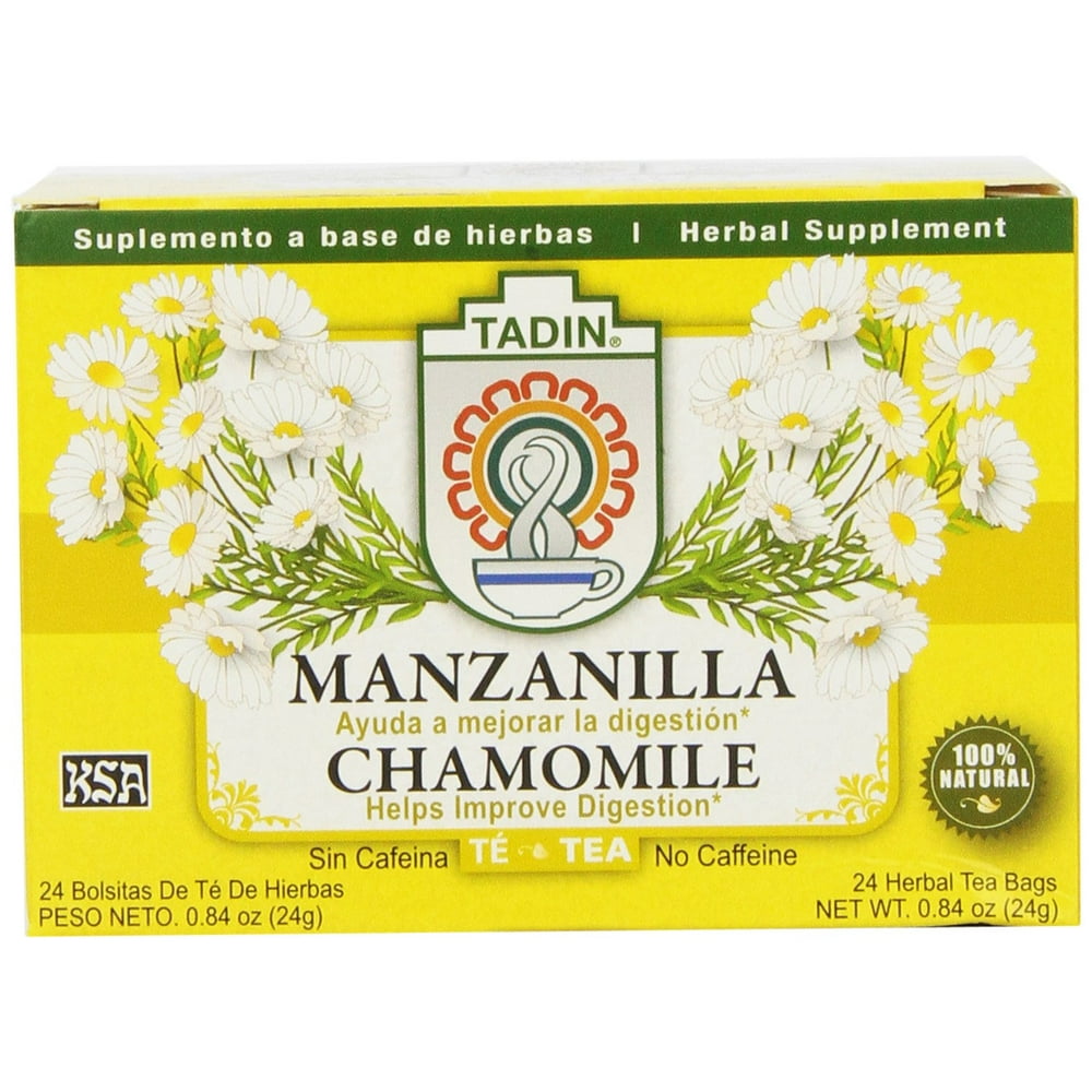 TADIN TEA MANZANILLA      24 CT