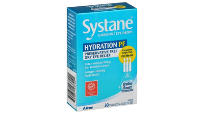 SYSTANE HYDRATION PF LUBE EYE DROPS 30CT