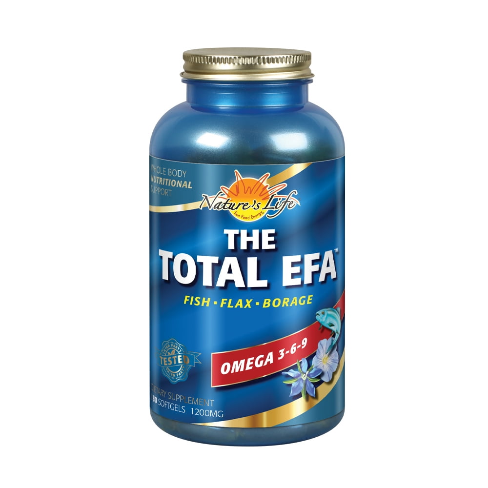 NATURE'S LIFE TOTAL EFA,1200 MG
