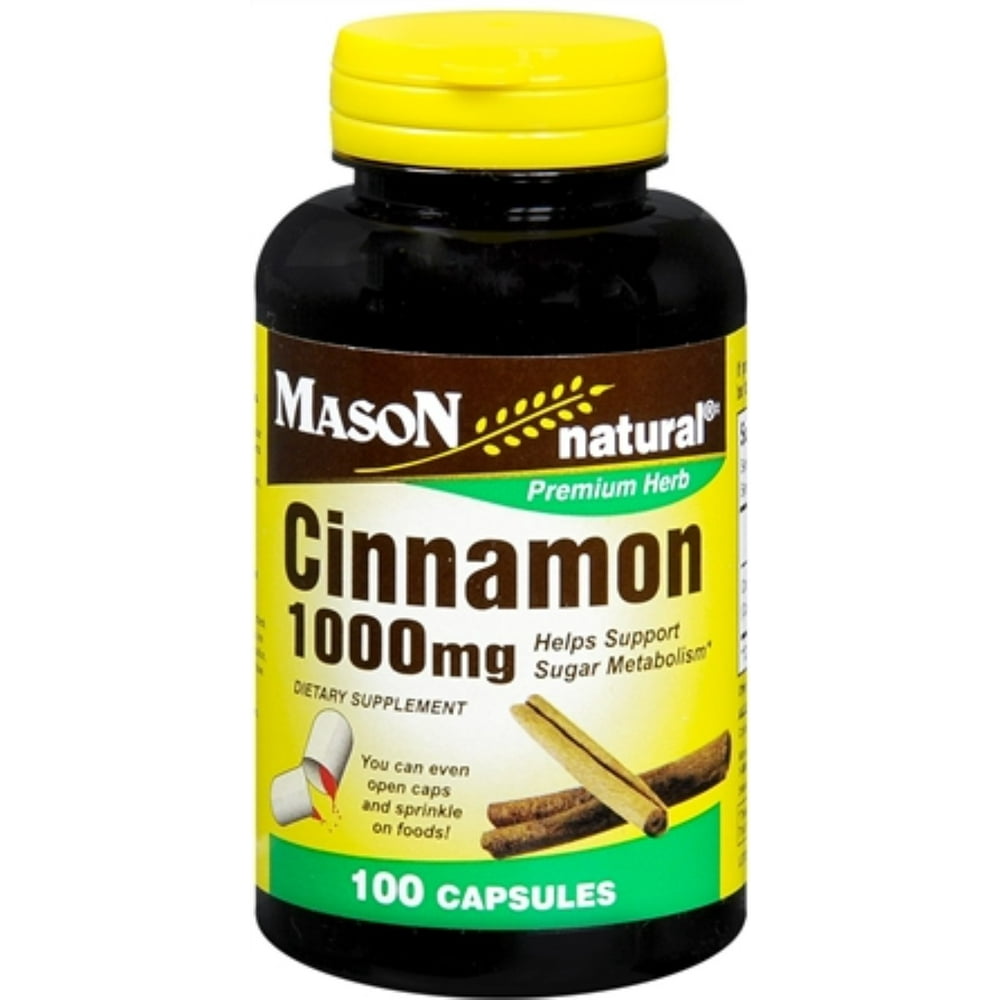 CINNAMON 1000MG CAP PER SERV 100CT MASON