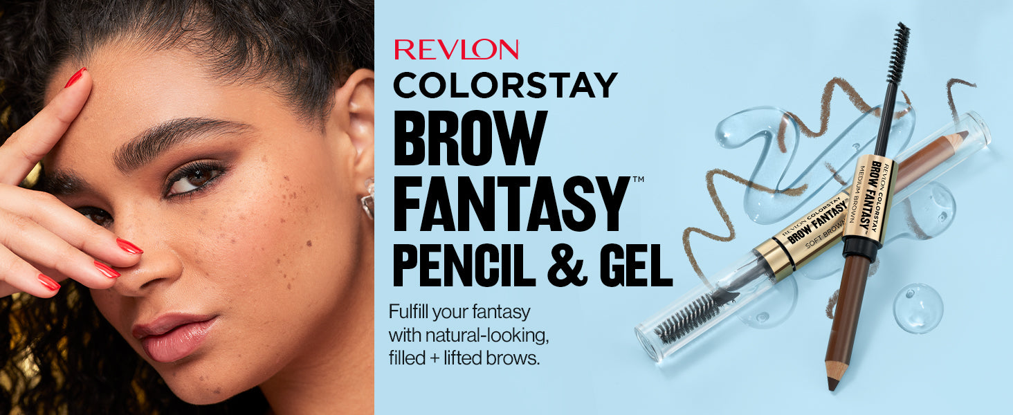 REVLON ColorStay Brow Fantasy Pencil & Gel - 104 Dark Brown