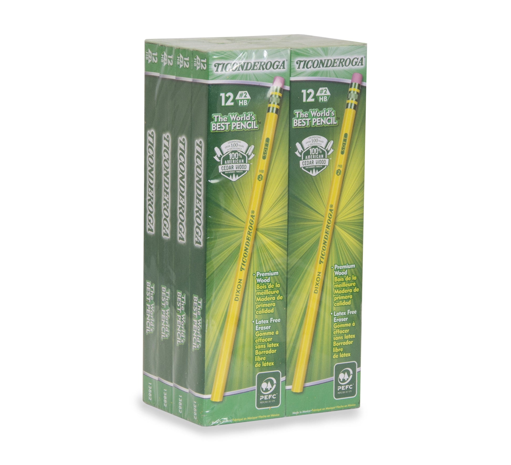 Ticonderoga No. 2 Soft Pencil, 10 count