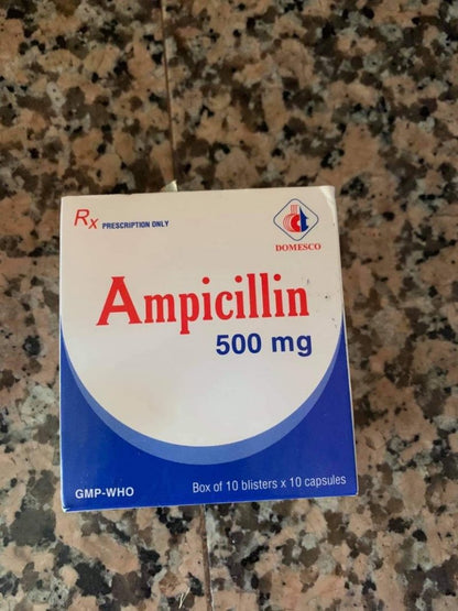 AMPICILLIN TRIH CP 500MG 100