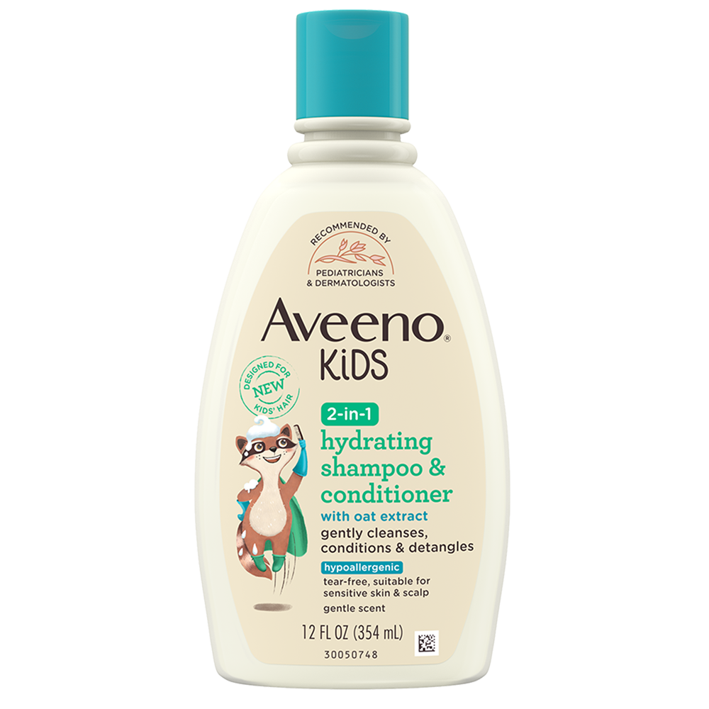 Aveeno Kids Face & Body Wash Sensitive Skin 18oz Pump