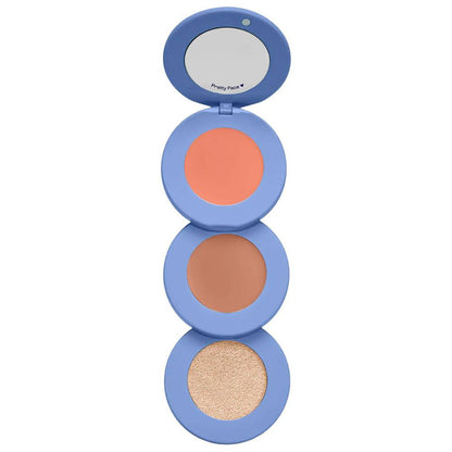 alleyoop Stack The Odds Cheek Trio, Blush, Bronzer & Highlighter - Sunkissed