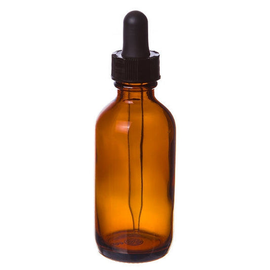AMBER ROUND GLASS DROPPER BTL 24X60ML DS