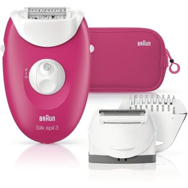 Braun Epilator Silk Epil 5 + 3 Attachments And Pouch