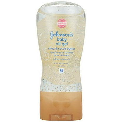 JOHNSONS BABY OIL GEL SHEA/COCOA 6.5OZ