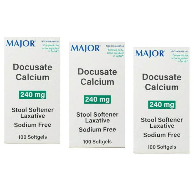 DOCUSATE CALCIUM 240 MG SGC 100