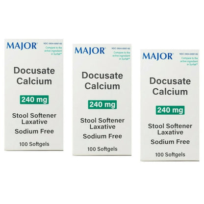 DOCUSATE CALCIUM 240 MG SGC 100