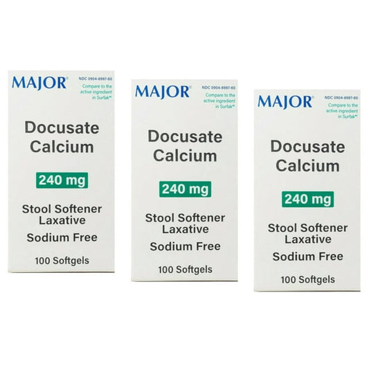 DOCUSATE CALCIUM 240 MG SGC 100