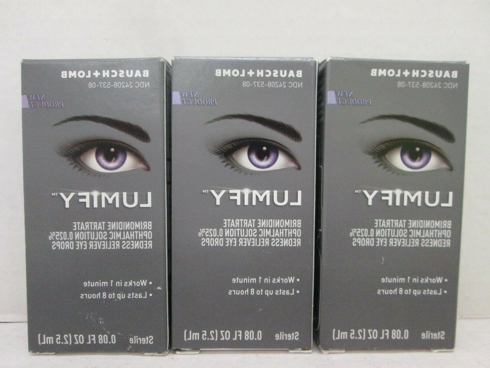BAUSCH + LOMB LUMIFY Redness Reliever Eye Drops, 0.25 oz