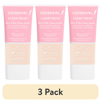 COVERGIRL Clean Fresh Skin Milk Foundation Dewy Finish - 510 Porcelain
