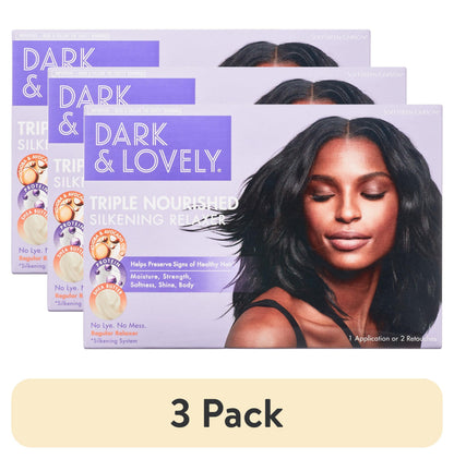 Dark & Lovely Triple Nourished Silkening Relaxer Kit
