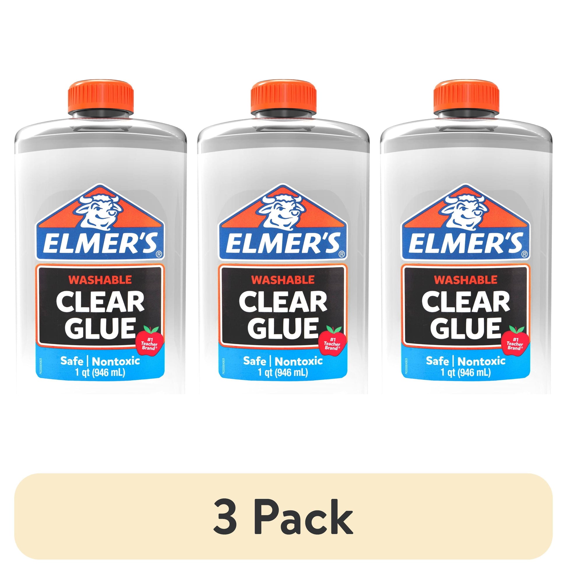 ELMER'S Washable Liquid School Glue - Clear, 5 oz