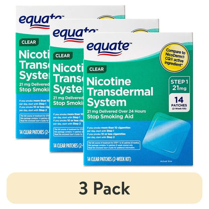 NICOTINE CLR 7MG-24HR TRNS SYS PAT 14