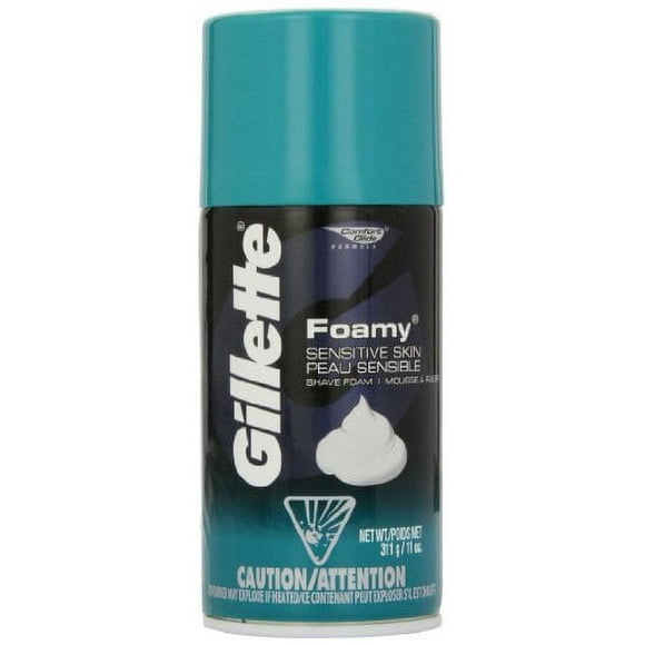 GILLETTE FOAMY SHAVE SENSTV 11Z