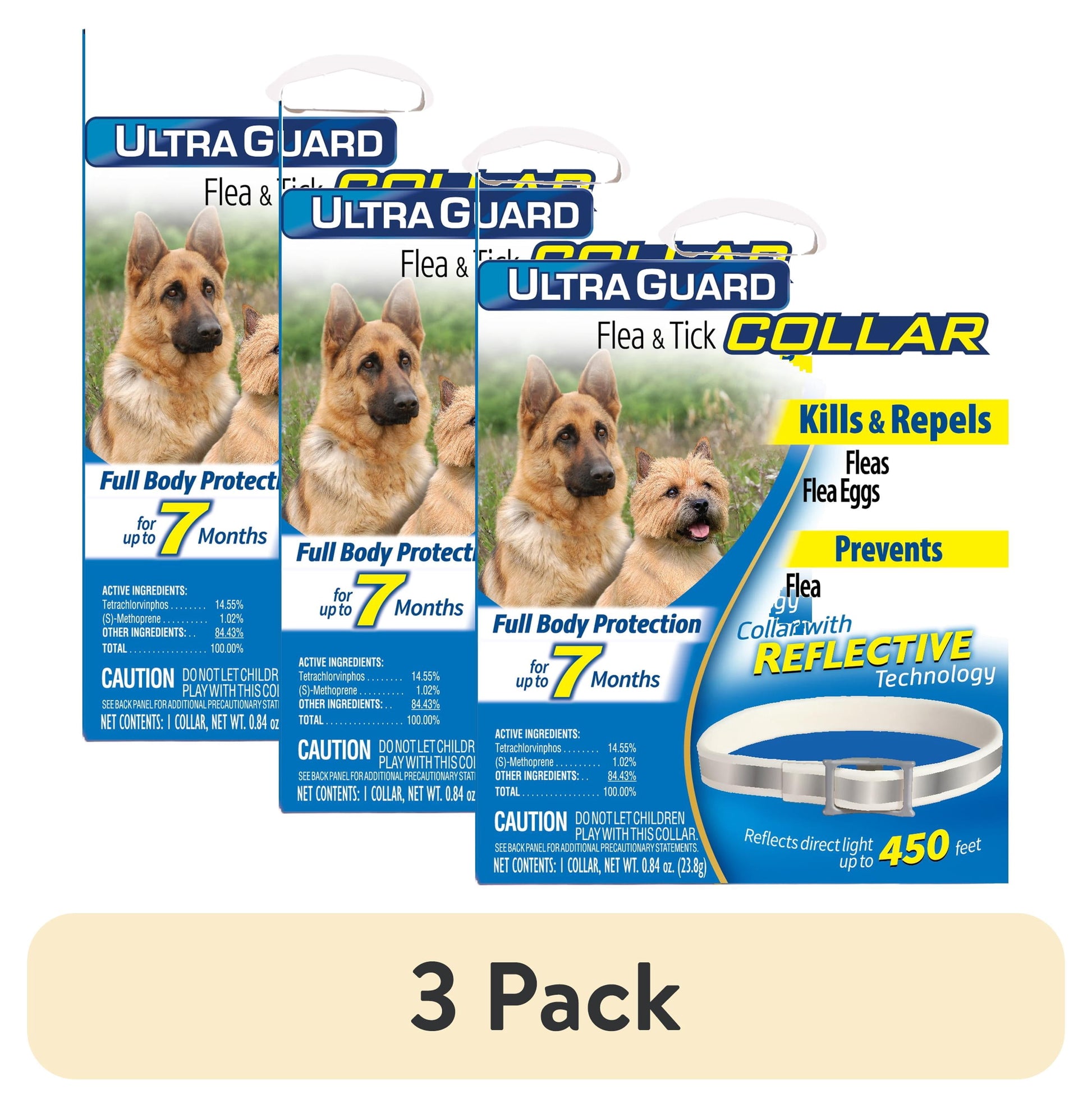 Hartz UltraGuard Pro Reflective Flea & Tick Collar for Dogs and Puppies