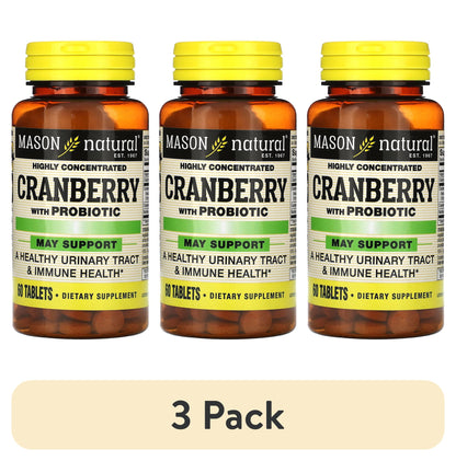 CRANBERRY+PROBIOTIC 480MG TAB 60CT MASON