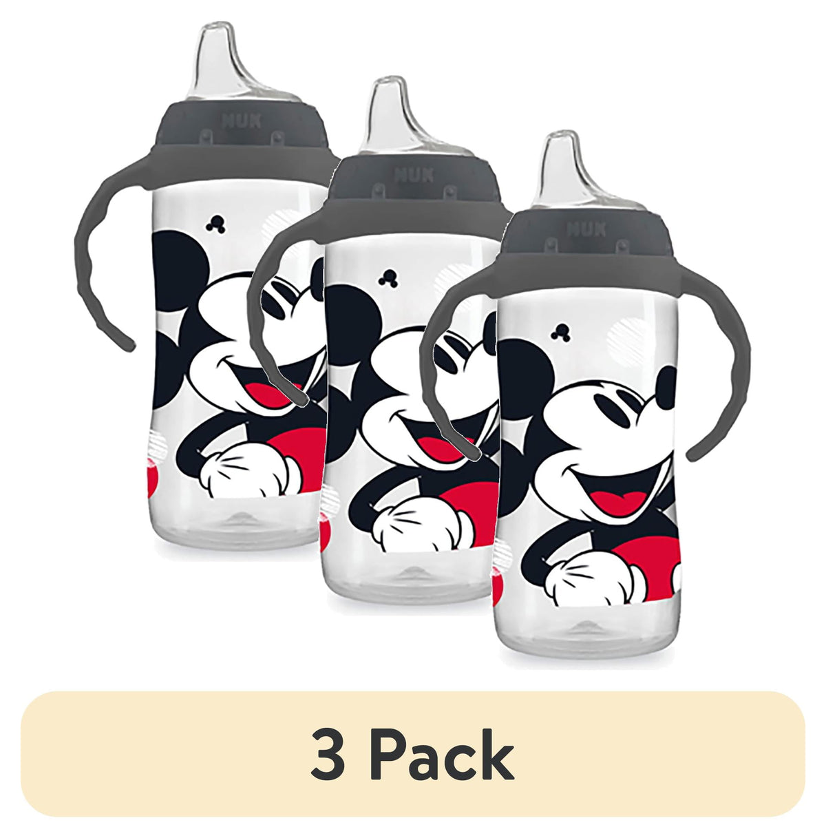 NUK Disney Learner Cup Mickey Mouse 10 Oz Soft Spout Sippy Cup 6+ Months