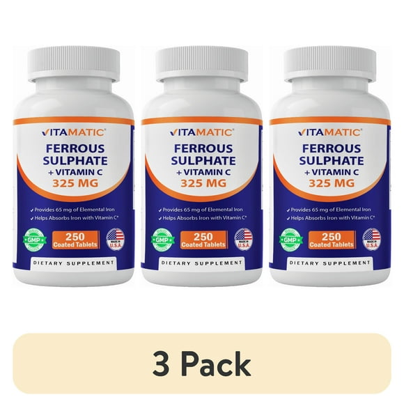 FERROUS FC 325 MG TAB 100