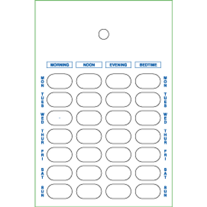 PUNCHCARD 28 DOSE EA 250 TFLD
