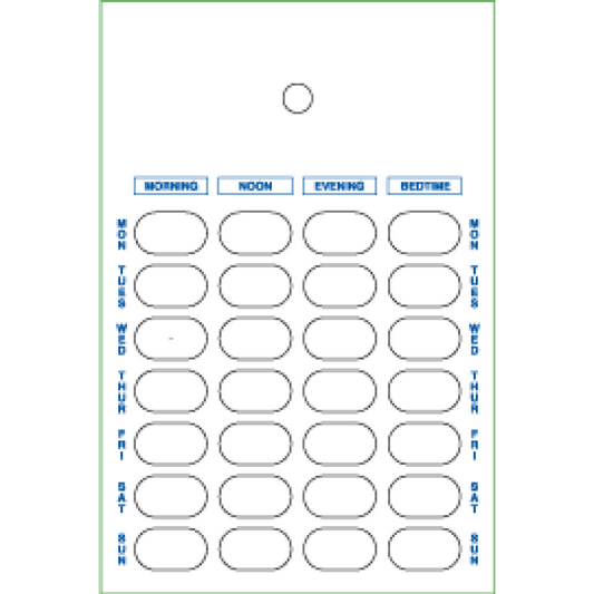 PUNCHCARD 28 DOSE EA 250 TFLD
