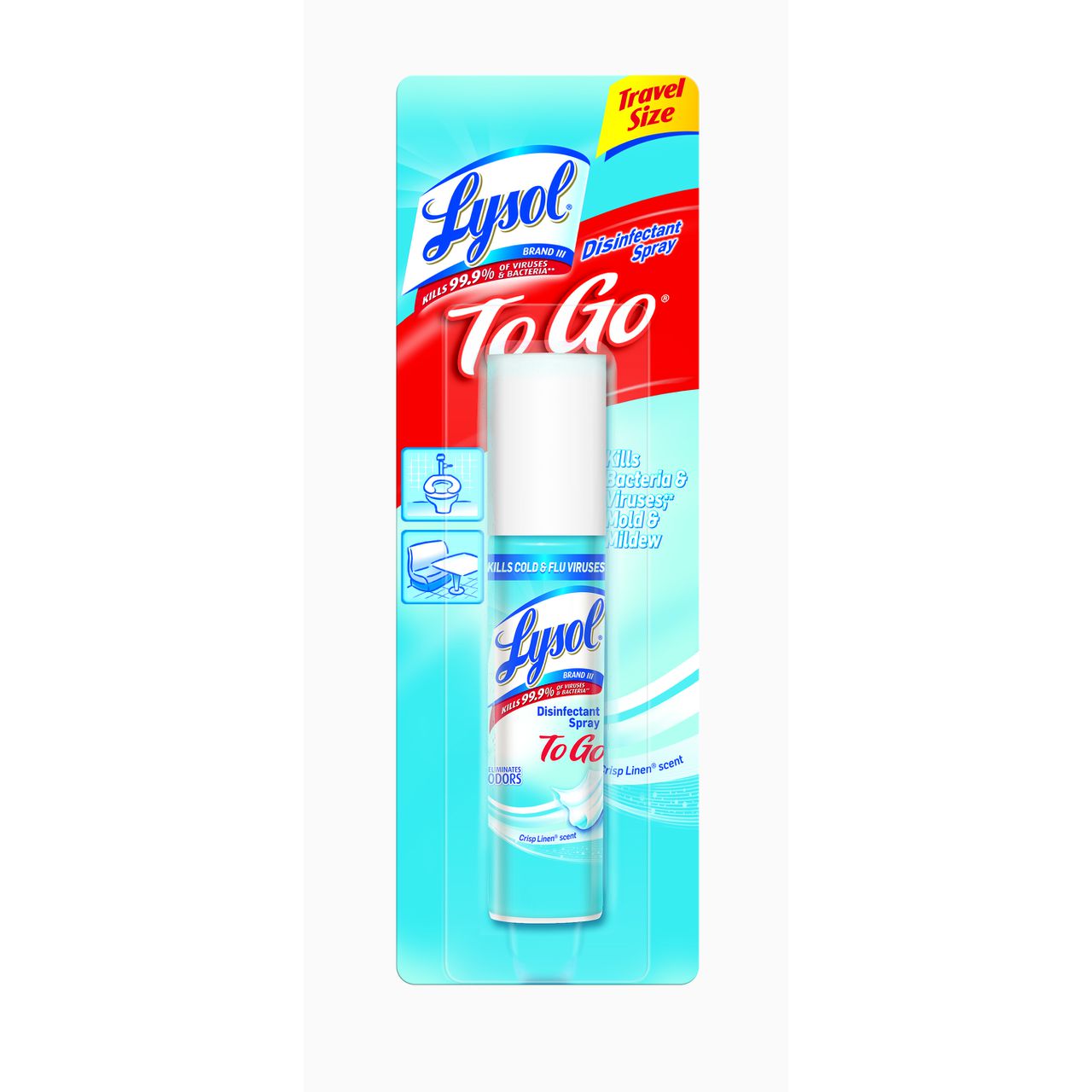 Lysol To Go Disinfectant Spray, 1.5 oz