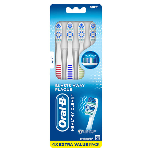 Oral-B Toothbrush Essential Clean Fresh Soft 6 Count