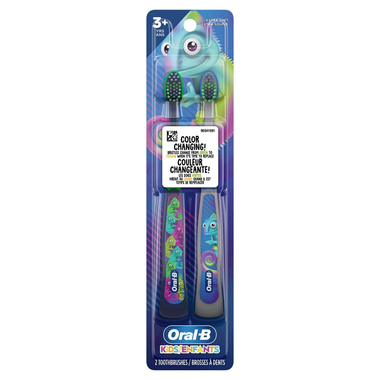 Oral-B Toothbrush Kids X-Soft Battery Powered Color Changing